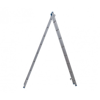 Escada extensiva de alumínio com 8 degraus  Alumasa