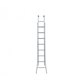 Escada extensiva de alumínio com 8 degraus  Alumasa