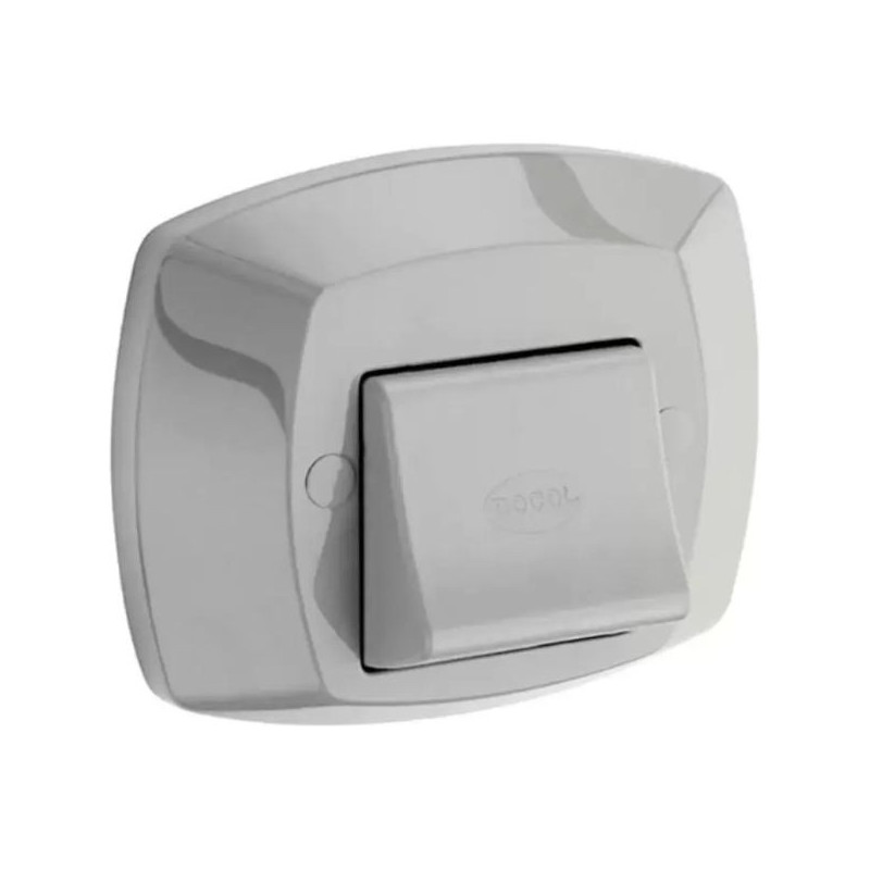 Acabamento para Valvula de Descarga Cinza Claro Censi