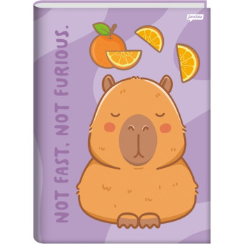 Caderno Brochurão Capa Dura Costurado 80 Fls 200x275 Capy Vibes Not Fast. Not Furious