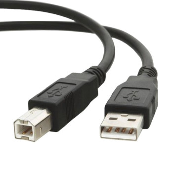 Cabo USB A-Macho - B-Macho 3,0 Metros 2.0 Preto Multilaser - WI273