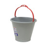 Balde de Plástico 10 Litros Cinza Multiuso Roma Pinceis P.Roma 11085