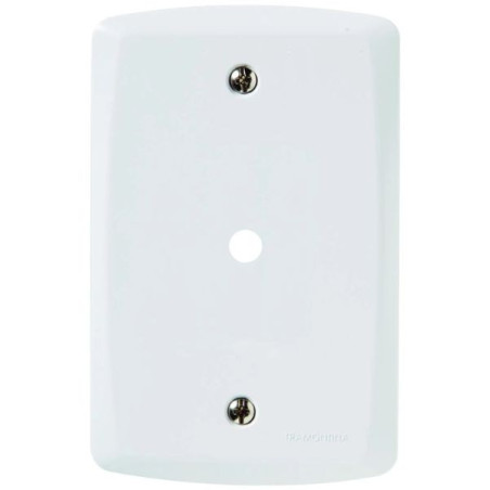 Placa Cega Lux2 4X2 Com Furo Branco  Tramontina 34421