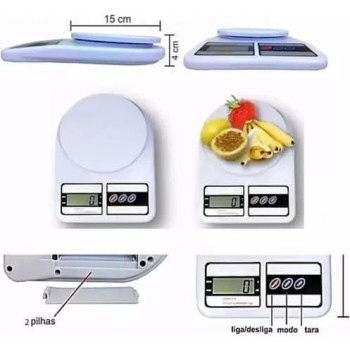 Balança Digital 10Kg Flat Linha Premium SL0363