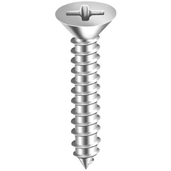 Parafuso 351 Phillips Autoatarraxante 5.5X50 Cabeça Chata Zincado Branco (200) Ciser