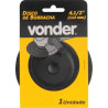 Disco de borracha flexivel 4.1/2"  Vonder