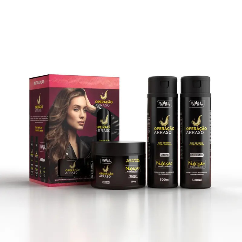 KIT CAPILAR OPERAÇÃO ARRASO 3 ITENS NATUPOP