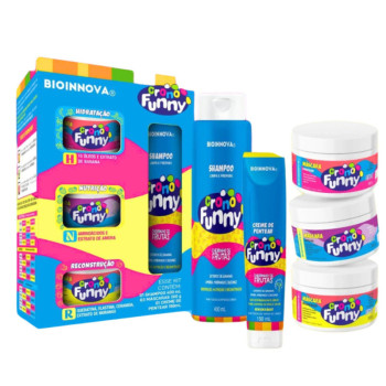 KIT CAPILAR CRONO FUNNY 5 ITENS