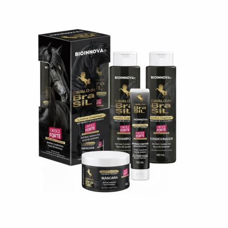KIT CAPILAR CAVALO DO BRASIL 4 ITENS BIOINNOVA