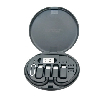 Kit Adaptador 6x1 com Cabo USB-C 3A Preto X-cell - XCKV02