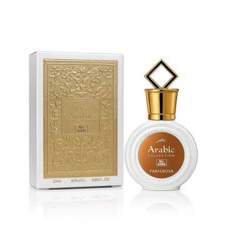 Perfume Árabe Feminino Fakhar Rosa Arabic Collection A006 - 25ml