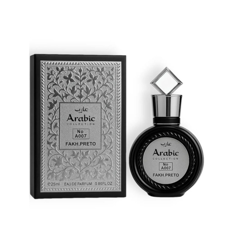 Perfume Árabe Masculino Fakhar Preto Arabic Collection A007 - 25ml