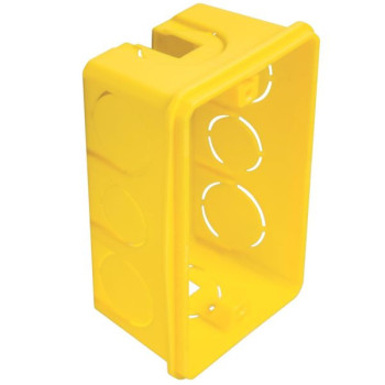 CAIXA DE LUZ 4X2 RETANG AMARELA TRAMONTINA