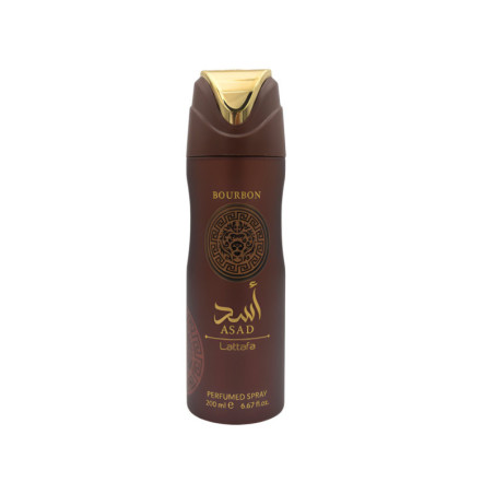DESODORANTE ASAD BOURBON - LATTAFA ORIGINAL - HOMEM - 200ML