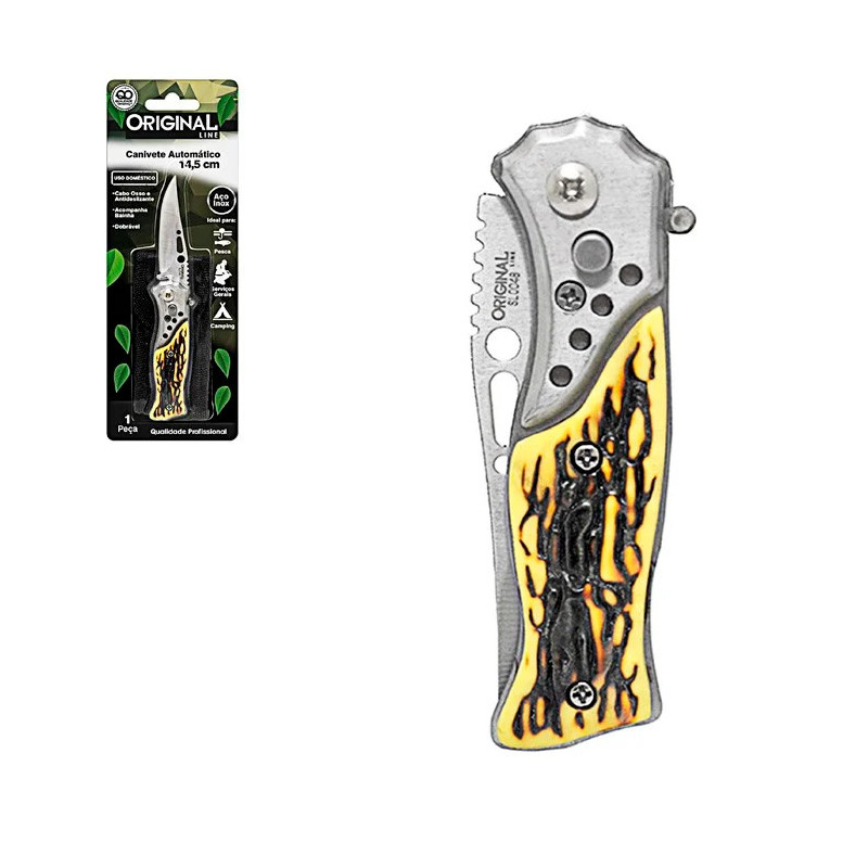 Canivete 14.5cm cabo osso sl0048d