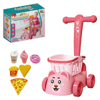 Andador baby c/cestinha e 6 acesorios girl