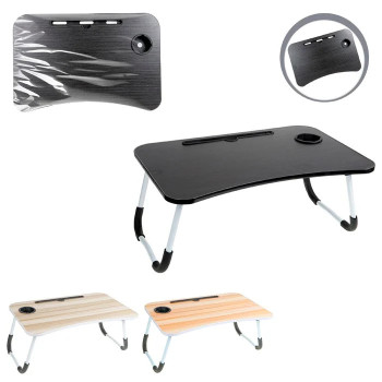 Mesa para notebook madeira 60x40x26cm