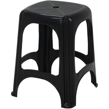 Banqueta Plastica Niteroi Preta Tramontina