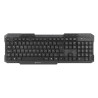 Kit Teclado + Mouse sem Fio Multimídia C3Tech 1000dpi Preto - K-W10BK