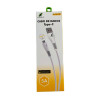 Cabo USB A-Macho - Type-C 1,0 Metro 5.0A Branco X-Cell - XC-CD-127