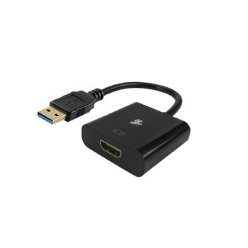 Conversor USB 3.0 Macho para HDMI Fêmea Preto 5+ - 075-0827