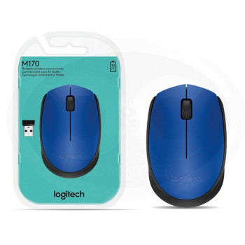 Mouse Sem Fio Logitech Azul M170
