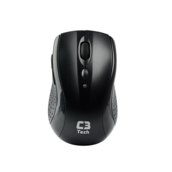 Mouse Sem Fio C3Tech 1600 DPI M-W012BK Preto
