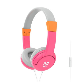 Headset Infantil Multilaser PH378 Rosa com Microfone P2/P3 | Silva Shopping