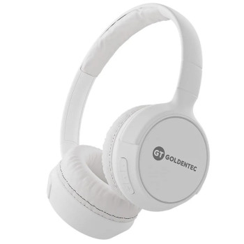 Headset Bluetooth Goldentec GT Go Branco com Microfone | Silva Shopping