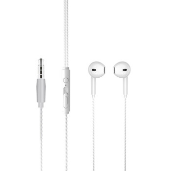 Fone de Ouvido Lecoo EH104WH Intra-Auricular com Microfone | Silva Shopping