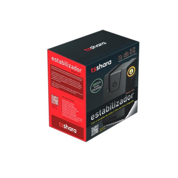 Estabilizador TS Shara Powerest 300VA Entrada Bivolt e Saída 115V - 9101
