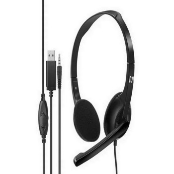 Headset Multilaser HF250 PH467 com Microfone USB/P3 | Silva Shopping
