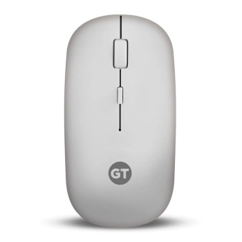 Mouse Sem Fio Goldentec 1600 DPI Branco 64528 | Silva Shopping