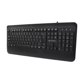 Teclado USB Multimídia C3Tech KB-M100BK Preto | Silva Shopping