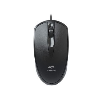 Mouse USB C3Tech MS-31BK 1000 DPI Preto | Silva Shopping