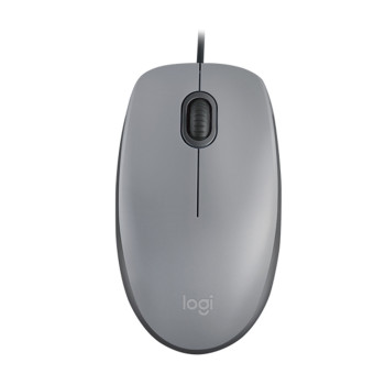 Mouse USB Logitech M110 Silent 1000 DPI Cinza 910-006757 | Silva Shopping