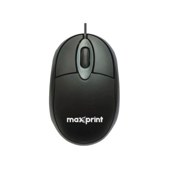Mouse USB Maxprint MO1000 1200 DPI Preto 60000164 | Silva Shopping