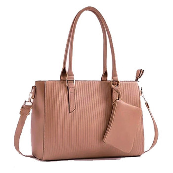 Bolsa Feminina Grande Transversal com Mini Necessaire | Silva Shopping