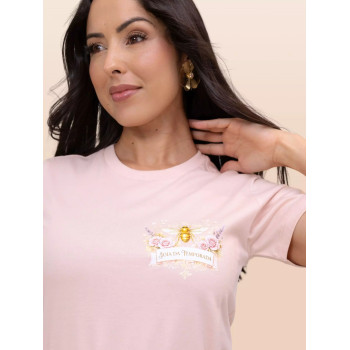 T-Shirt Feminina Joia da Temporada Estampada | Silva Shopping