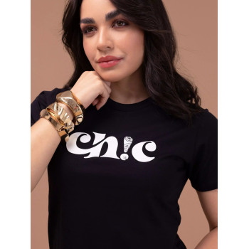T-Shirt Feminina Estampa Chic Paisley Manga Curta