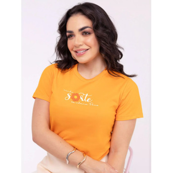 T-Shirt Feminina Minha Sorte Se Chama Deus | Silva Shopping