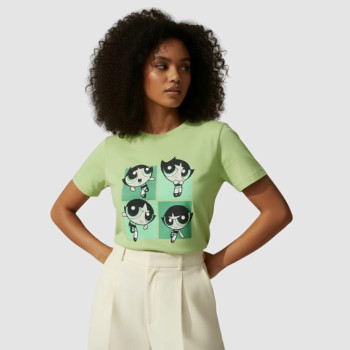 T-Shirt Meninas Super Poderosas Docinho Feminina | Silva Shopping