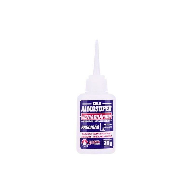 ADESIVO INSTANTANEO PRECISAO 20G ALMASUP ADESIVO INSTANTANEO PRECISAO 20G ALMASUP