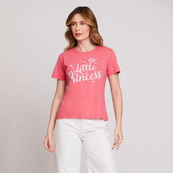 T-Shirt Feminina Little Princess Algodão | Silva Shopping