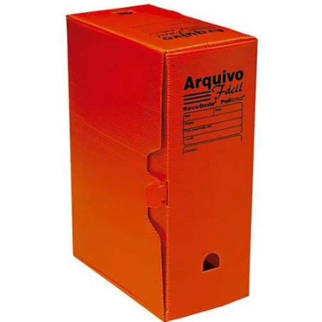 ARQUIVO FACIL ECONOMICO - VERMELHO POLIBRAS