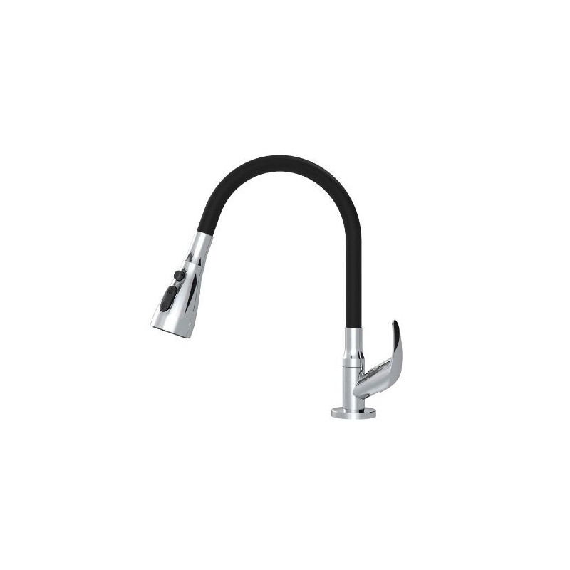 TORNEIRA ABS PIA COZINHA MESA GOURMET TRIPLO JET PRETA MONOC 1/4 VOLTA 1/2 DN15 CR 1168 DELTA