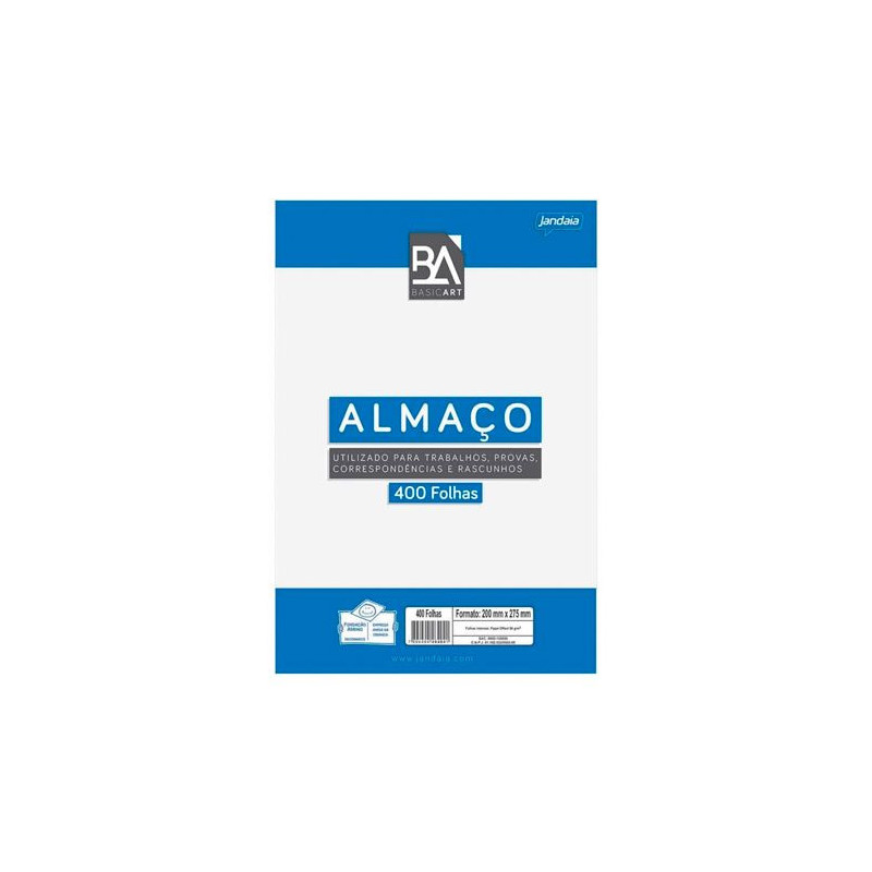 ALMACO UNIV SEM PT/MG 400FLS/PT BASIC JANDAIA ALMACO UNIV SEM PT/MG 400FLS/PT BASIC JANDAIA