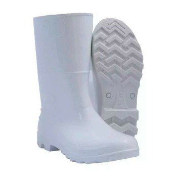 BOTA KADESH PVC SEM FORRO BRANCA CANO MEDIO 41 C.A 42149 KADESH