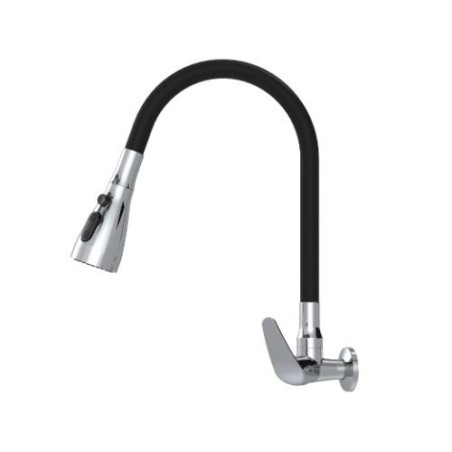 TORNEIRA ABS GOURMET TRIPLO JET PRETA MONOCOMANDO 1/4 VOLTA 1/2 DN15 CR 1167 DELTA