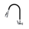 TORNEIRA ABS GOURMET TRIPLO JET PRETA MONOCOMANDO 1/4 VOLTA 1/2 DN15 CR 1167 DELTA